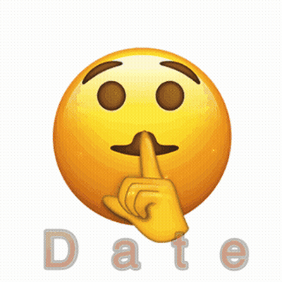A Smiley Face Is Holding A Red Rose With The Words A Date Written Below It GIF