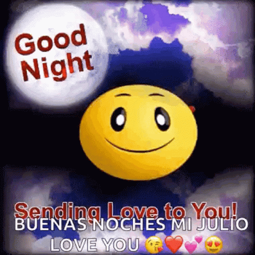 A Smiley Face Is Sending Love To You ! GIF