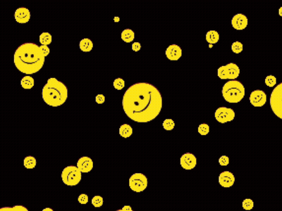A Smiley Face Next To A Book That Says " I Know Everything " GIF