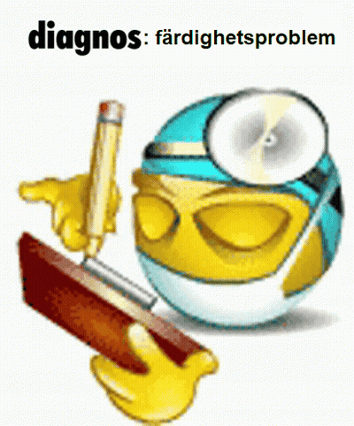 A Smiley Face With A Doctor 'S Hat And Glasses Is Holding A Pencil GIF