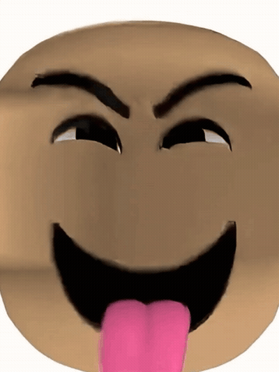 A Smiley Face With Its Tongue Sticking Out GIF