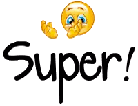 A Smiley Face With The Word Super Written Underneath It Sticker