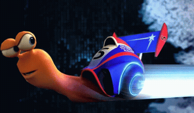 A Snail With The Number 5 On It GIF