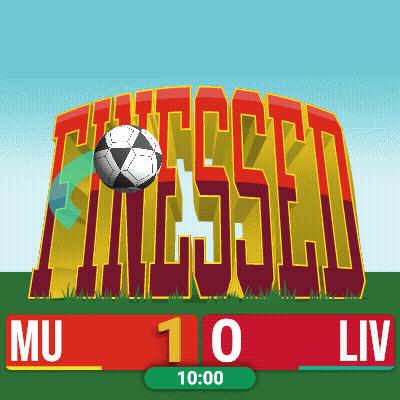 A Soccer Ball Is Flying Over The Word Chicago GIF