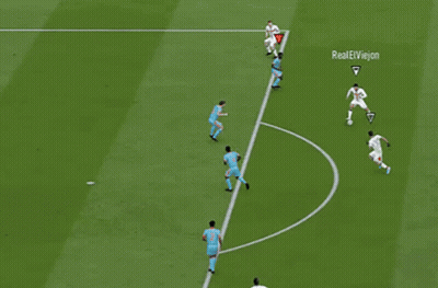 A Soccer Field With The Words " What A Save " On It GIF