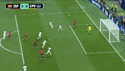 A Soccer Game Between Esp And Cpu With A Score Of 0-0 GIF