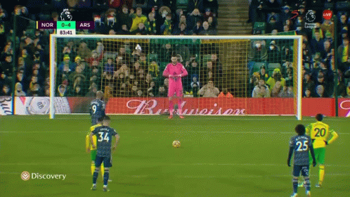 A Soccer Game Between Nor And Ars Is Being Broadcast On Discovery GIF