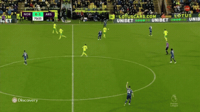 A Soccer Game Between Nor And Ars Is Being Shown Live On Discovery GIF