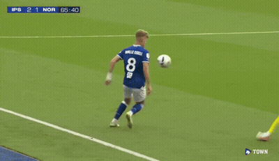 A Soccer Game Between Nor And Ips Is Being Played GIF