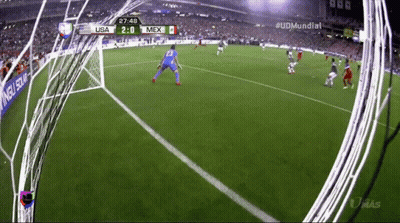 A Soccer Game Between The Usa And Mexico Is Being Shown GIF