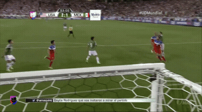 A Soccer Game Between Usa And Mexico Is Being Shown GIF