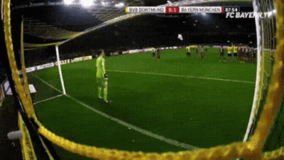 A Soccer Game Is Being Broadcasted On Fc Bayern Tv GIF
