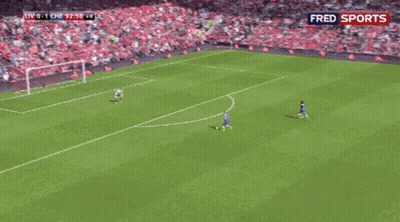 A Soccer Game Is Being Broadcasted On Fred Sports GIF