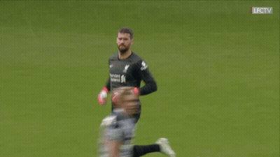 A Soccer Game Is Being Broadcasted On Lfctv GIF