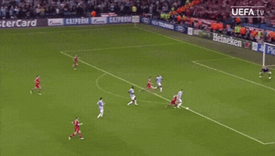 A Soccer Game Is Being Broadcasted On Uefa.tv GIF