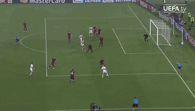 A Soccer Game Is Being Broadcasted On Uefa.tv GIF