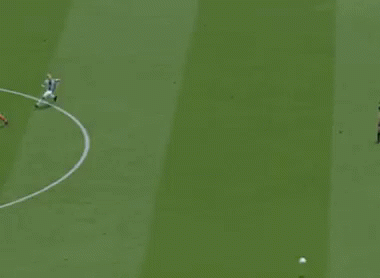 A Soccer Game Is Being Played And The Goalie Says " Oggberto Nooooo " GIF