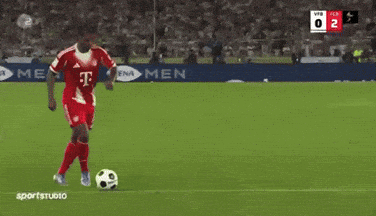 A Soccer Game Is Being Played And The Score Is 02 GIF