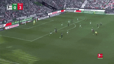 A Soccer Game Is Being Played And The Score Is 3 To 0 GIF