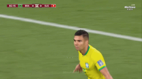 A Soccer Game Is Being Played Between Brazil And Suisse And The Score Is 0-0 GIF