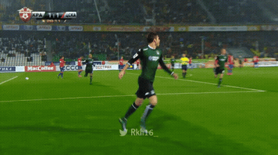 A Soccer Game Is Being Played Between Kpa And Cska GIF
