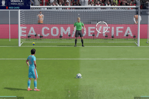A Soccer Game Is Being Played Between Venhola And Vodka Jis Fc GIF