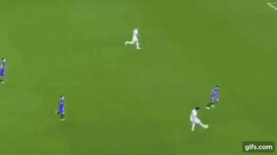 A Soccer Game Is Being Played In A Stadium Sponsored By Heineken Pepsi And Hotels.com GIF