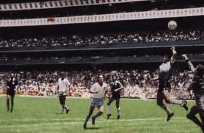 A Soccer Game Is Being Played In A Stadium With A Sign That Says ' A ' On It GIF