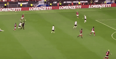 A Soccer Game Is Being Played In A Stadium With Advertisements For Betano And Superbet GIF