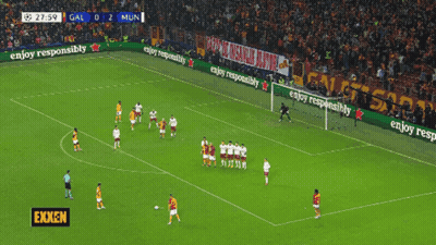 A Soccer Game Is Being Played In A Stadium With Advertisements For Enjoy Responsibly GIF