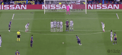 A Soccer Game Is Being Played In Front Of A Nissan Sign GIF