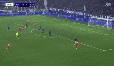A Soccer Game Is Being Played In Front Of A Ps5 Ad GIF