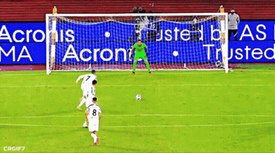 A Soccer Game Is Being Played In Front Of An Acronis Ma Ad GIF