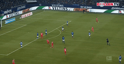 A Soccer Game Is Being Played On A Bollen.tv Screen GIF