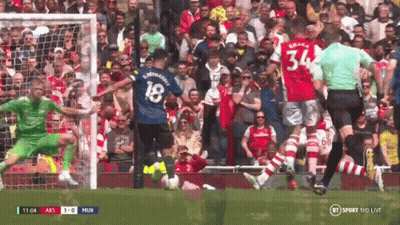 A Soccer Game Is Being Played On A Bt Sport Hd Live Channel GIF