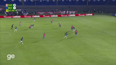 A Soccer Game Is Being Played On A Field With Ads For Pilsen Edacio GIF