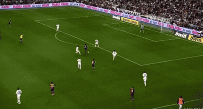 A Soccer Game Is Being Played On A Field With Bwin.com Advertisements On The Sidelines GIF