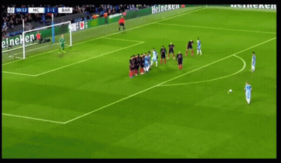 A Soccer Game Is Being Played On A Field With Heineken Ads GIF