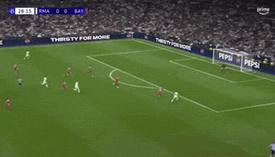 A Soccer Game Is Being Played On A Field With Pepsi Advertisements GIF