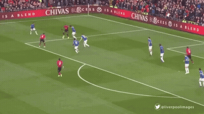 A Soccer Game Is Being Played On A Field With Scotch Whisky Advertisements GIF