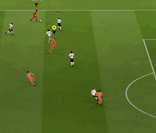 A Soccer Game Is Being Played On A Field With The Goon Xl In The Middle Of The Field GIF