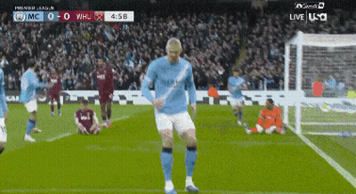 A Soccer Game Is Being Played On A Live Channel GIF