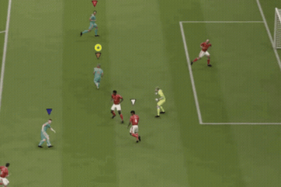 A Soccer Game Is Being Played With A Player Wearing Number 2 GIF