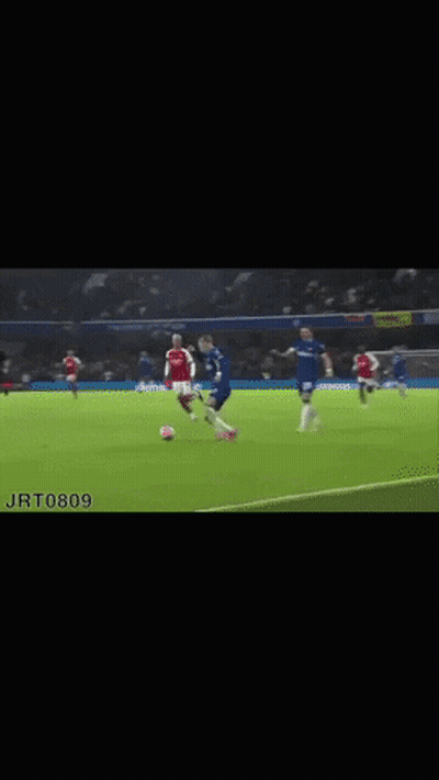 A Soccer Game Is Being Played With The Number Jft0808 In The Corner GIF