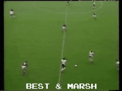 A Soccer Game Is Being Played With The Words Best & Marsh On The Bottom GIF