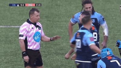 A Soccer Game Is Being Played With The Words " This Is Not Soccer " GIF