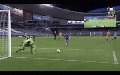 A Soccer Game Is Being Shown On Fox Channel GIF