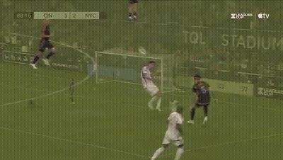 A Soccer Game Is Being Shown On Tcl Tv GIF