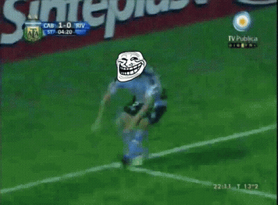 A Soccer Game Is Being Shown On Tv Publica GIF