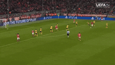 A Soccer Game Is Being Shown On Uefa Tv GIF
